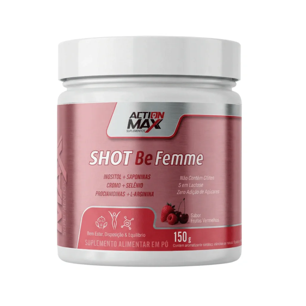 Embalagem do Shot Be Femme