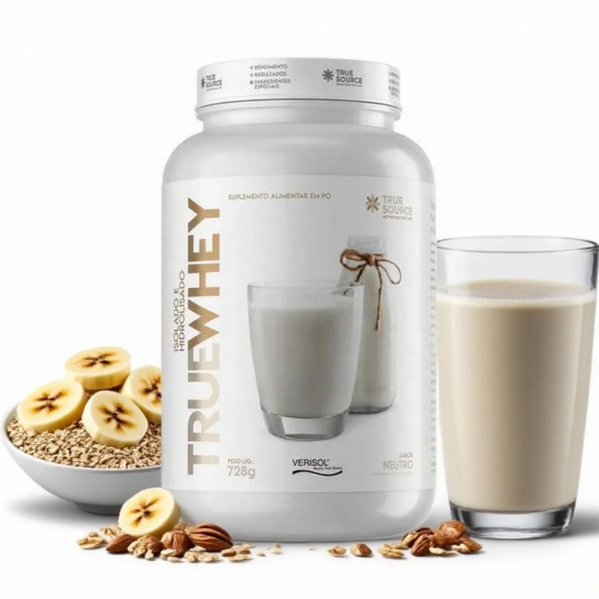 Embalagem do True Whey Neutro 728g